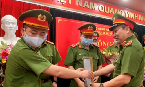 Cục Cảnh sát QLHC về TTXH Bộ Công an gặp mặt, động viên cán bộ, chiến sỹ tăng cường cho các xã biên giới trọng điểm