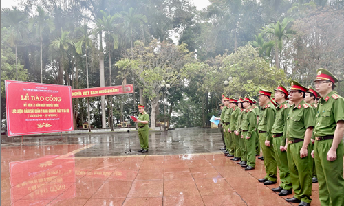 TỔ CHỨC VỀ NGUỒN NHÂN KỶ NIỆM 75 NĂM NGÀY TRUYỀN THỐNG LỰC LƯỢNG CẢNH SÁT QUẢN LÝ HÀNH CHÍNH VỀ TRẬT TỰ XÃ HỘI