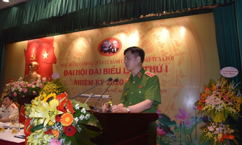 ĐẠI HỘI ĐẠI BIỂU ĐẢNG BỘ CỤC CẢNH SÁT QUẢN LÝ HÀNH CHÍNH VỀ TRẬT TỰ XÃ HỘI LẦN THỨ I, NHIỆM KỲ 2020-2025