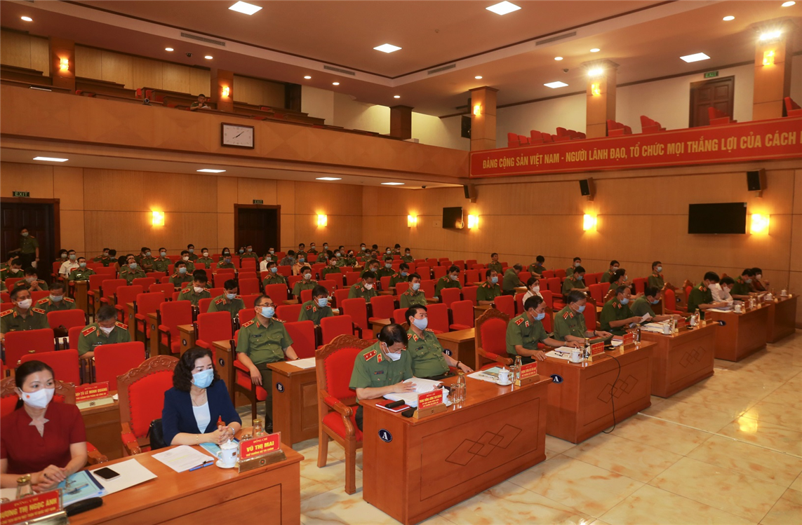Toàn cảnh Hội nghị tại điểm cầu Hà Nội.
