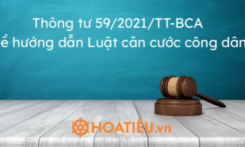 Thông tư quy định chi tiết thi hành luật căn cước công dân và Nghị định số 137/2015/NĐ-CP ngày 31/12/2015
