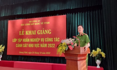 Tập huấn, bồi dưỡng công tác Cảnh sát khu vực