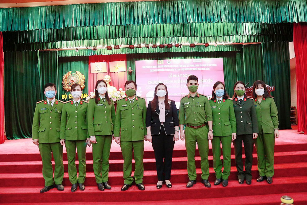 Đại biểu dự Lễ phát động chương trình hiến máu tình nguyện
