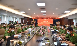Cục Cảnh sát quản lý hành chính về trật tự xã hội tổ chức tập huấn triển khai phần mềm dịch vụ công trực tuyến cho công an các địa phương