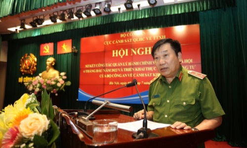 Cục Cảnh sát quản lý hành chính về trật tự xã hội sơ kết công tác 6 tháng đầu năm 2022