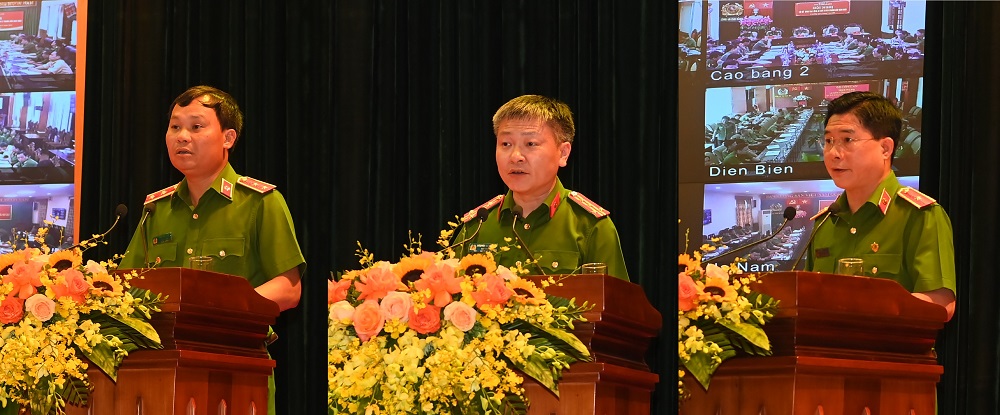 Các đại biểu phát biểu tại Hội nghị.