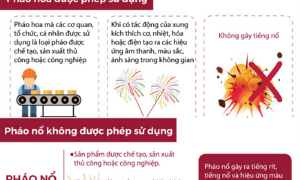 Thông tin hướng dẫn người dân một số quy định về quản lý và sử dụng pháo