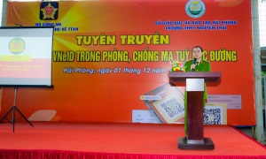 Tuyên truyền “Ứng dụng VNeID trong phòng, chống ma túy học đường” tại Thành phố Hải Phòng