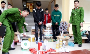 Lực lượng Cảnh sát QLHC về TTXH Công an tỉnh Thái Nguyên triển khai đồng bộ các giải pháp trong Đợt cao điểm tấn công trấn áp tội phạm dịp Tết Nguyên đán Quý Mão 2023