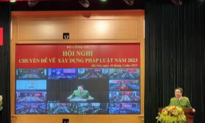 Hội nghị chuyên đề về xây dựng pháp luật năm 2023