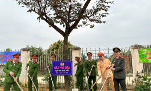Cụm thi đua số 5 - Khối các đơn vị trực thuộc Bộ Công an tổ chức Lễ phát động phong trào “Tết trồng cây - Đời đời nhớ ơn Bác Hồ” Xuân Quý Mão 2023
