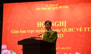 Hội nghị giao ban trực tuyến công tác quản lý hành chính tháng 3/2023