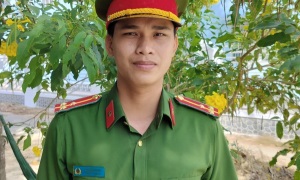 Công an viên tâm huyết với công việc