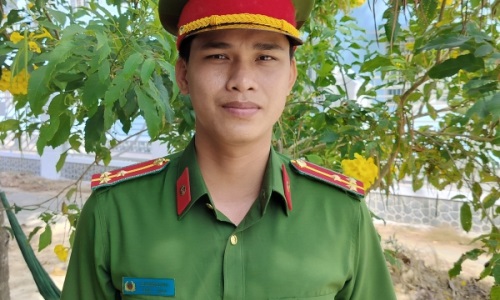 Công an viên tâm huyết với công việc