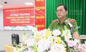 Thành phố Hồ Chí Minh khai trương thực hiện thí điểm phần mềm thông báo lưu trú ASM