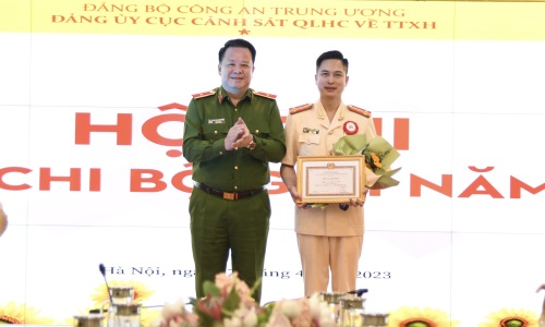 Sôi nổi Hội thi Bí thư Chi bộ giỏi Cục Cảnh sát quản lý hành chính về trật tự xã hội
