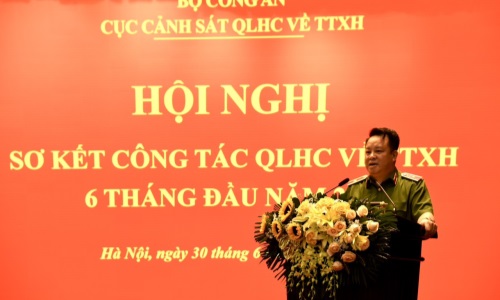 Cục Cảnh sát quản lý hành chính về trật tự xã hội tổ chức Hội nghị sơ kết công tác 6 tháng đầu năm 2023