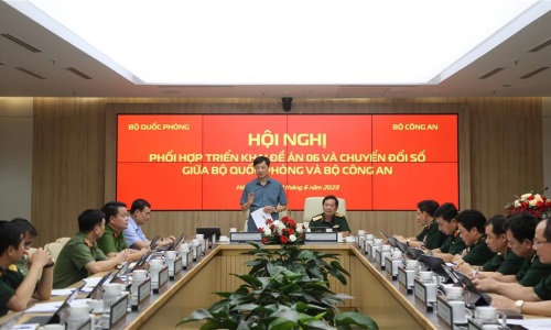 Phối hợp triển khai Đề án 06 và chuyển đổi số giữa Bộ Quốc phòng và Bộ Công an