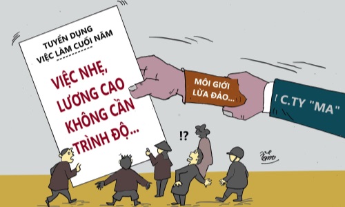 *CẢNH GIÁC* thủ đoạn lừa đảo tuyển lao động làm việc lương cao tại nước ngoài