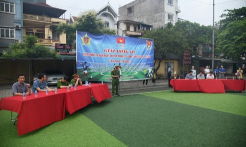 Bế mạc Giải bóng đá Cục Cảnh sát Quản lý hành chính về trật tự xã hội mở rộng kỷ niệm 78 năm ngày truyền thống lực lượng Cảnh sát QLHC về TTXH