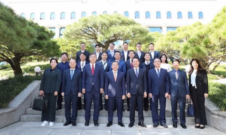 Đoàn công tác của Bộ Công an Việt Nam làm việc với Ủy ban Bầu cử quốc gia Hàn Quốc tại Seoul - Hàn Quốc.