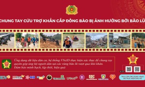 hỗ trợ người dân vùng bão lũ thông qua VNeID