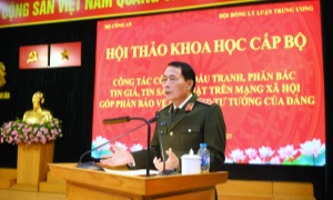 Nâng cao hiệu quả công tác công an đấu tranh, phản bác tin giả, tin sai sự thật trên mạng xã hội góp phần bảo vệ nền tảng tư tưởng của Đảng