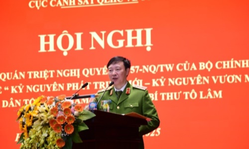 Hội nghị nghiên cứu, quán triệt Nghị quyết số 57 - NQ/TW của Bộ Chính trị về đột phá phát triển khoa học, công nghệ, đổi mới, sáng tạo, chuyển đổi số quốc gia và chuyên đề của Tổng Bí thư Tô Lâm về “Kỷ nguyên phát triển mới - Kỷ nguyên vươn mình của dân tộc Việt Nam”
