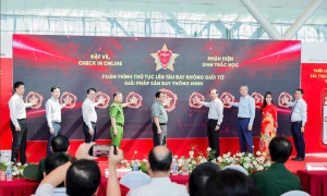 LỄ CÔNG BỐ TRIỂN KHAI THÍ ĐIỂM GIẢI PHÁP ỨNG DỤNG ĐỊNH DANH, XÁC THỰC ĐIỆN TỬ VÀ NHẬN DIỆN SINH TRẮC HỌC PHỤC VỤ THỦ TỤC LÊN TÀU BAY