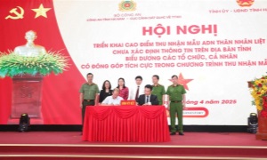 Công an Hà Nam quyết tâm hoàn thành việc thu nhận mẫu ADN của 100% thân nhân liệt sĩ đủ điều kiện trước ngày 30/4