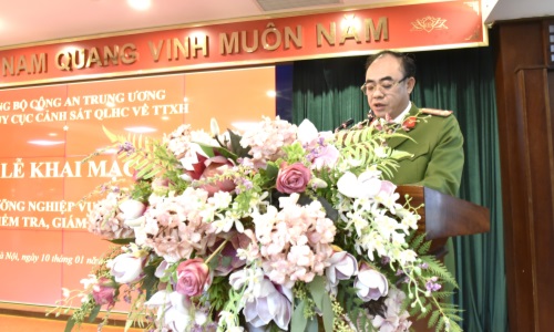 Tập huấn bồi dưỡng nghiệp vụ công tác Đảng; công tác kiểm tra, giám sát, kỷ luật đảng trong đảng bộ Cục Cảnh sát Quản lý hành chính về trật tự xã hội