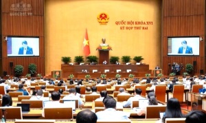 Bộ trưởng Lương Tam Quang trình Quốc hội dự án luật do Bộ Công an chủ trì soạn thảo