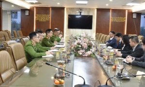 Tập đoàn NEC (Nhật Bản) thăm và làm việc tại Cục Cảnh sát Quản lý hành chính về trật tự xã hội, Bộ Công an