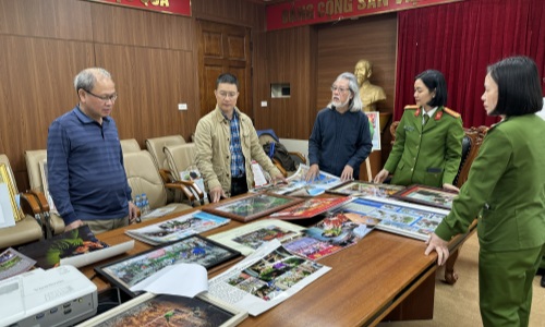 Cục Cảnh sát Quản lý hành chính về trật tự xã hội tổ chức chấm thi Cuộc thi tìm hiểu 80 năm xây dựng, chiến đấu và trưởng thành của lực lượng Cảnh sát QLHC về TTXH